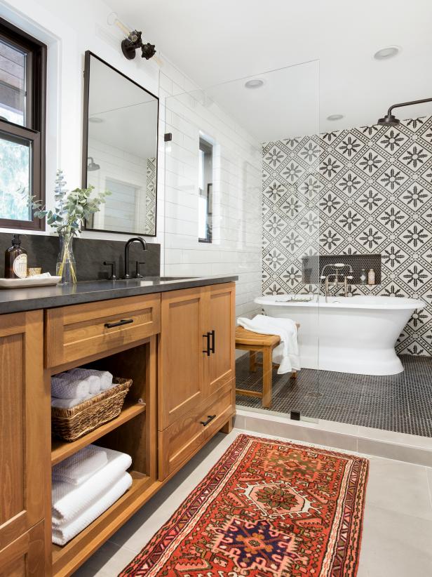 Bathroom Tile Design Ideas HGTV Smart Home 2021 Behind the Design HGTV